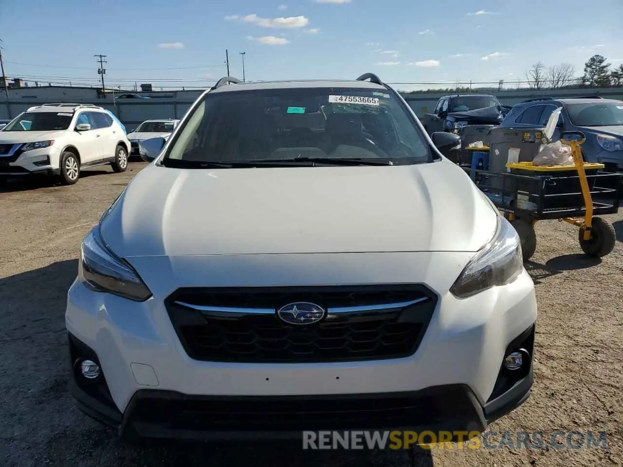 5 fotografías del automóvil dañado JF2GTAMC4LH211774 SUBARU CROSSTREK 2020