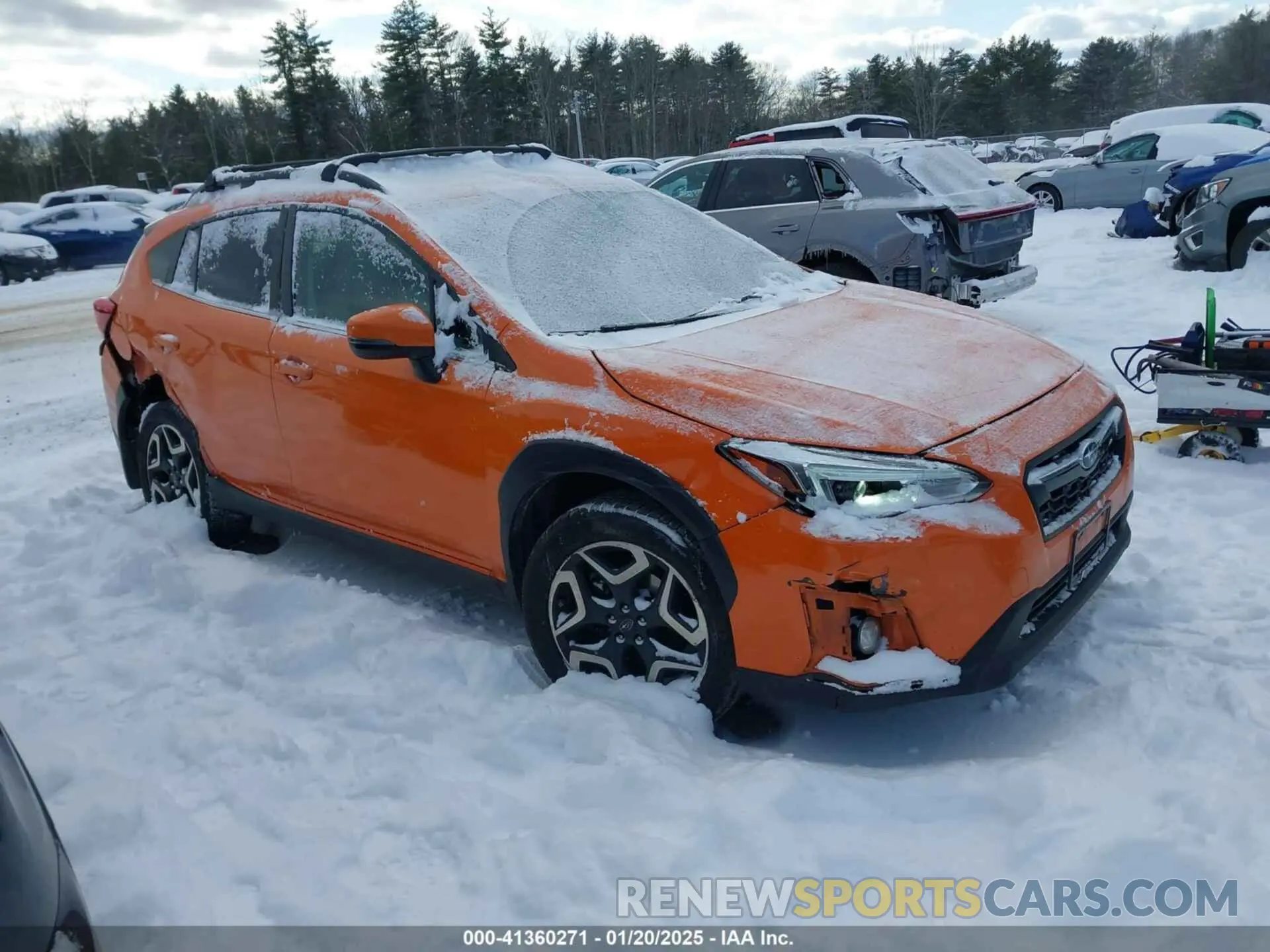 1 fotografías del automóvil dañado JF2GTAMC6LH226941 SUBARU CROSSTREK 2020
