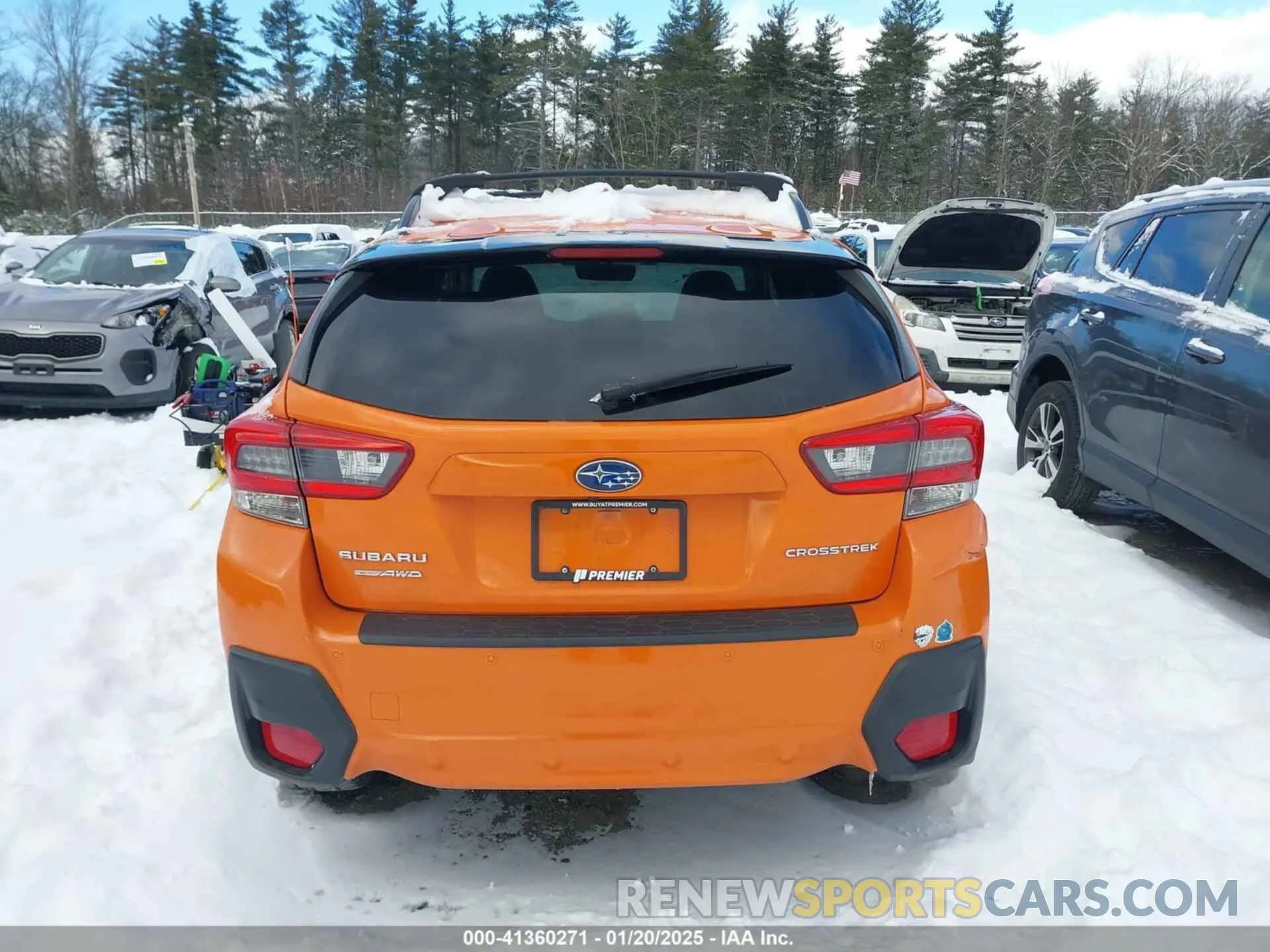 16 fotografías del automóvil dañado JF2GTAMC6LH226941 SUBARU CROSSTREK 2020