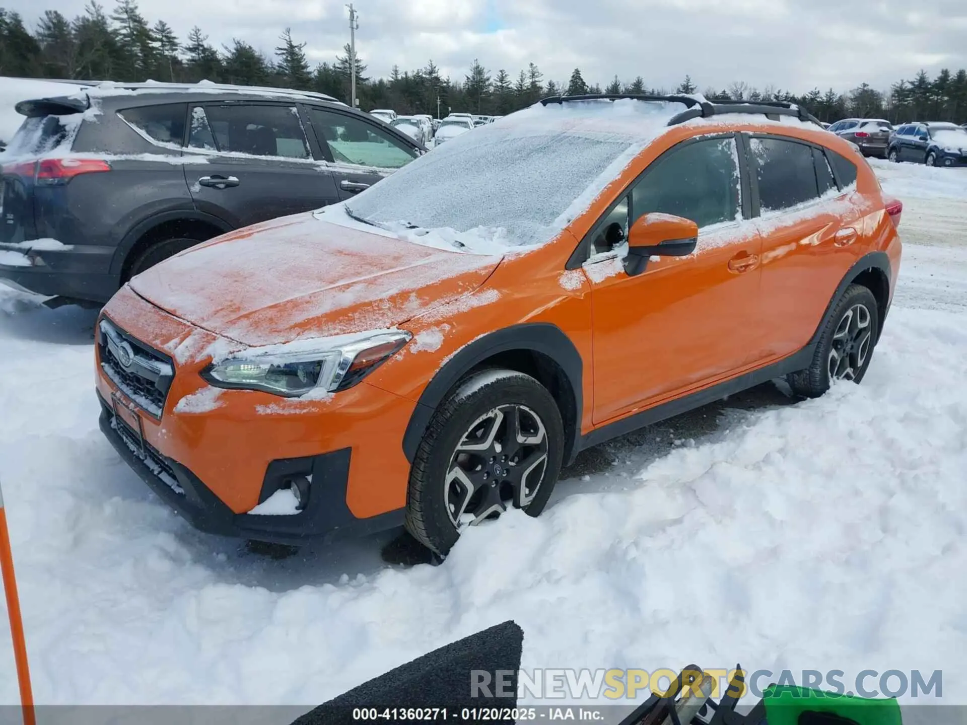 2 fotografías del automóvil dañado JF2GTAMC6LH226941 SUBARU CROSSTREK 2020