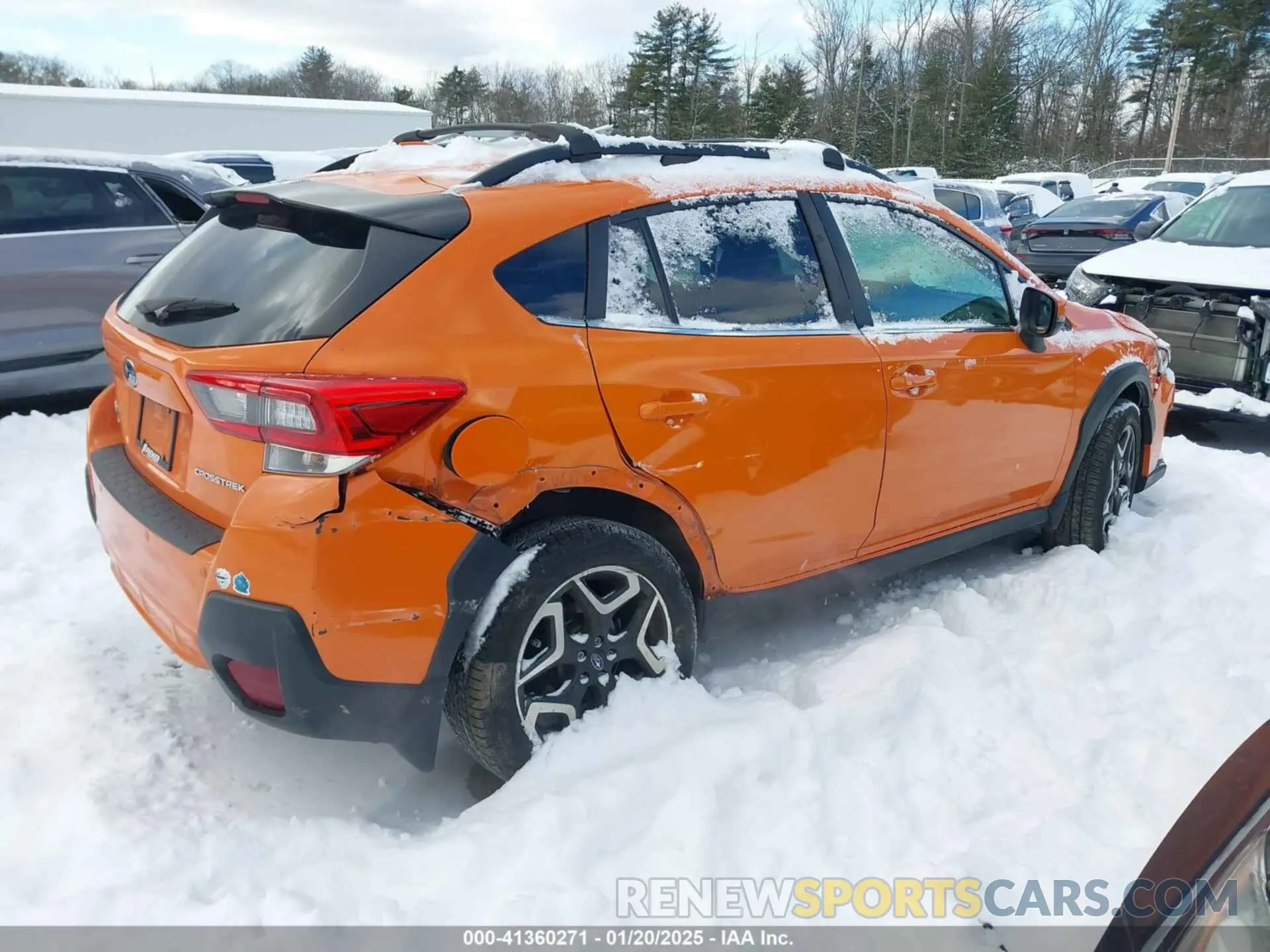 4 fotografías del automóvil dañado JF2GTAMC6LH226941 SUBARU CROSSTREK 2020