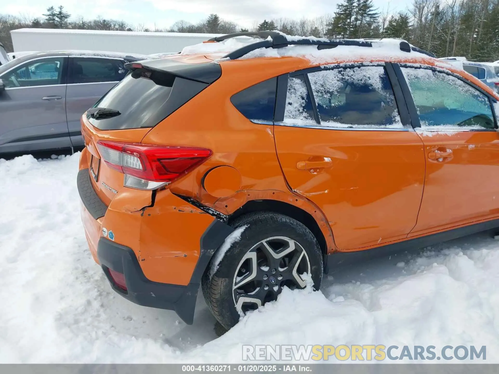 6 fotografías del automóvil dañado JF2GTAMC6LH226941 SUBARU CROSSTREK 2020