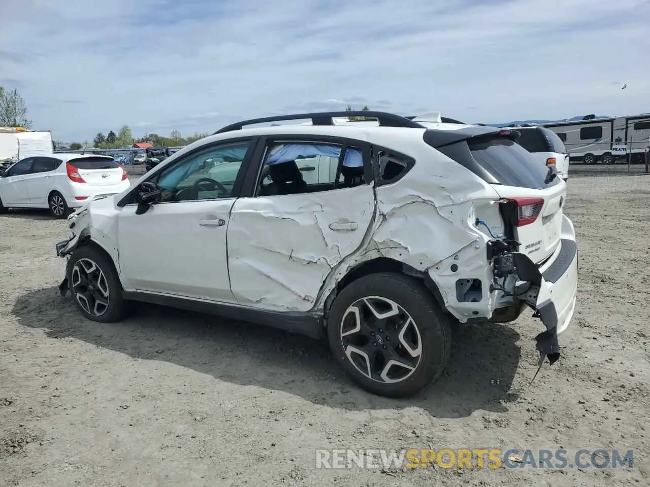 2 fotografías del automóvil dañado JF2GTAMC9LH241739 SUBARU CROSSTREK 2020