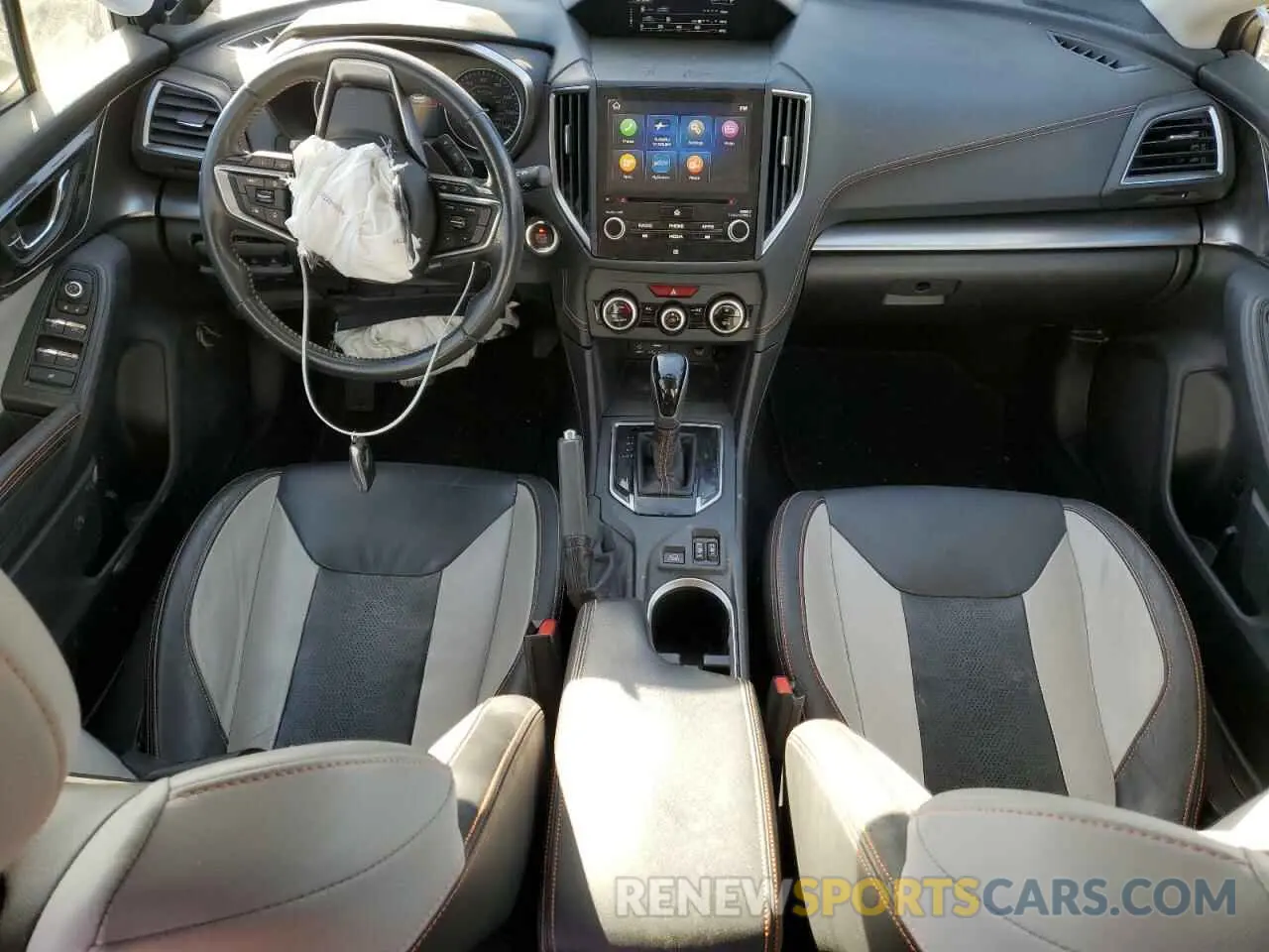 8 fotografías del automóvil dañado JF2GTAMCXL8251440 SUBARU CROSSTREK 2020