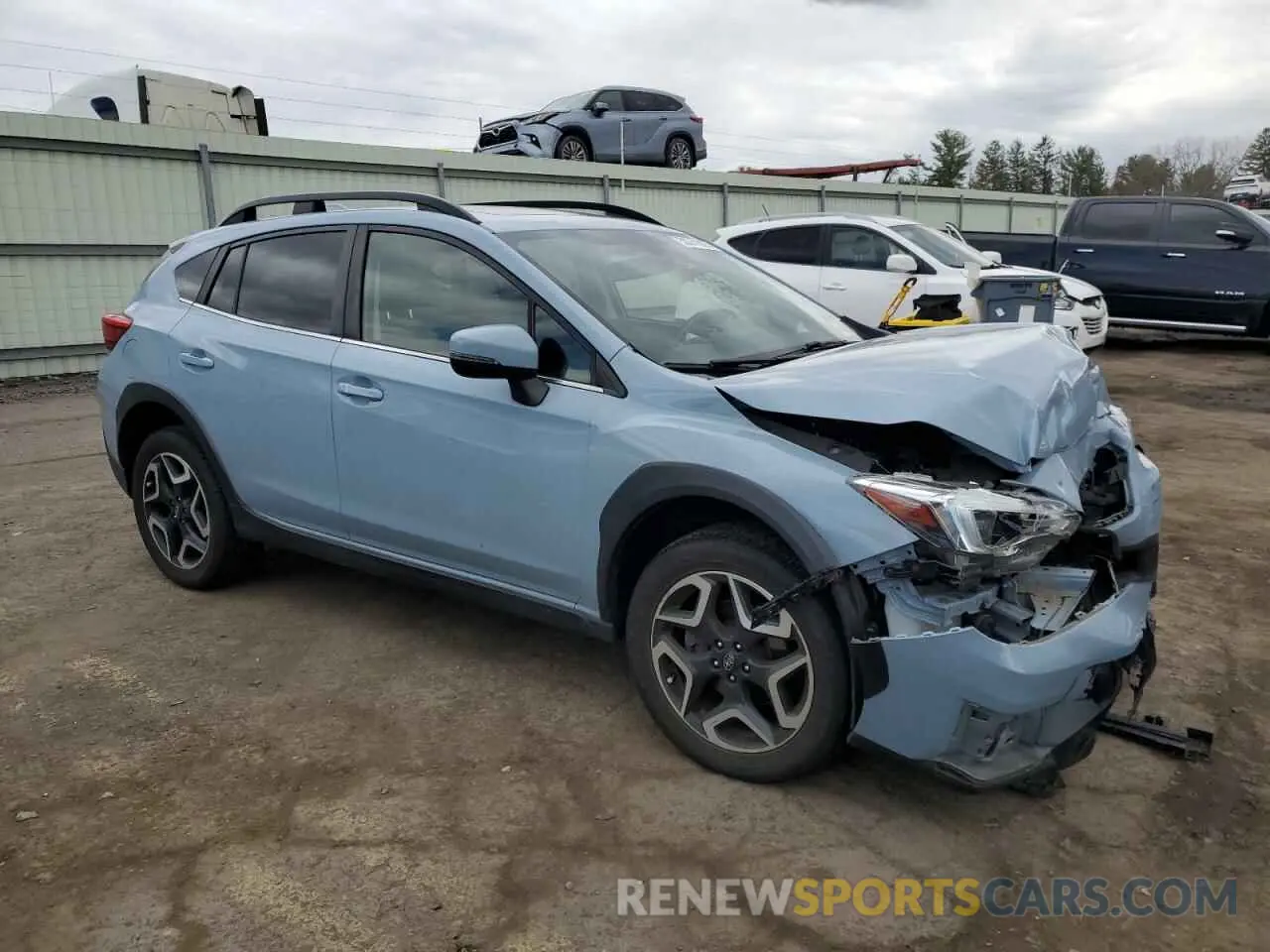 4 fotografías del automóvil dañado JF2GTAMCXLH258503 SUBARU CROSSTREK 2020