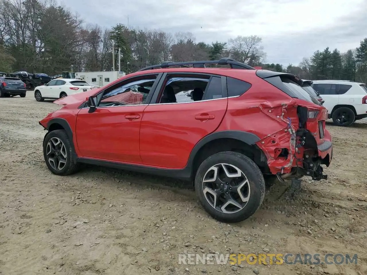 2 fotografías del automóvil dañado JF2GTANC4L8241954 SUBARU CROSSTREK 2020