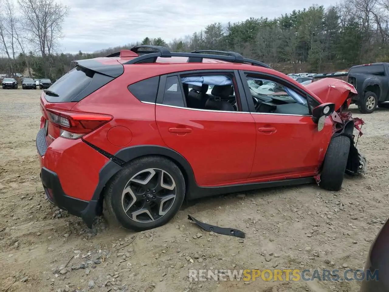 3 fotografías del automóvil dañado JF2GTANC4L8241954 SUBARU CROSSTREK 2020