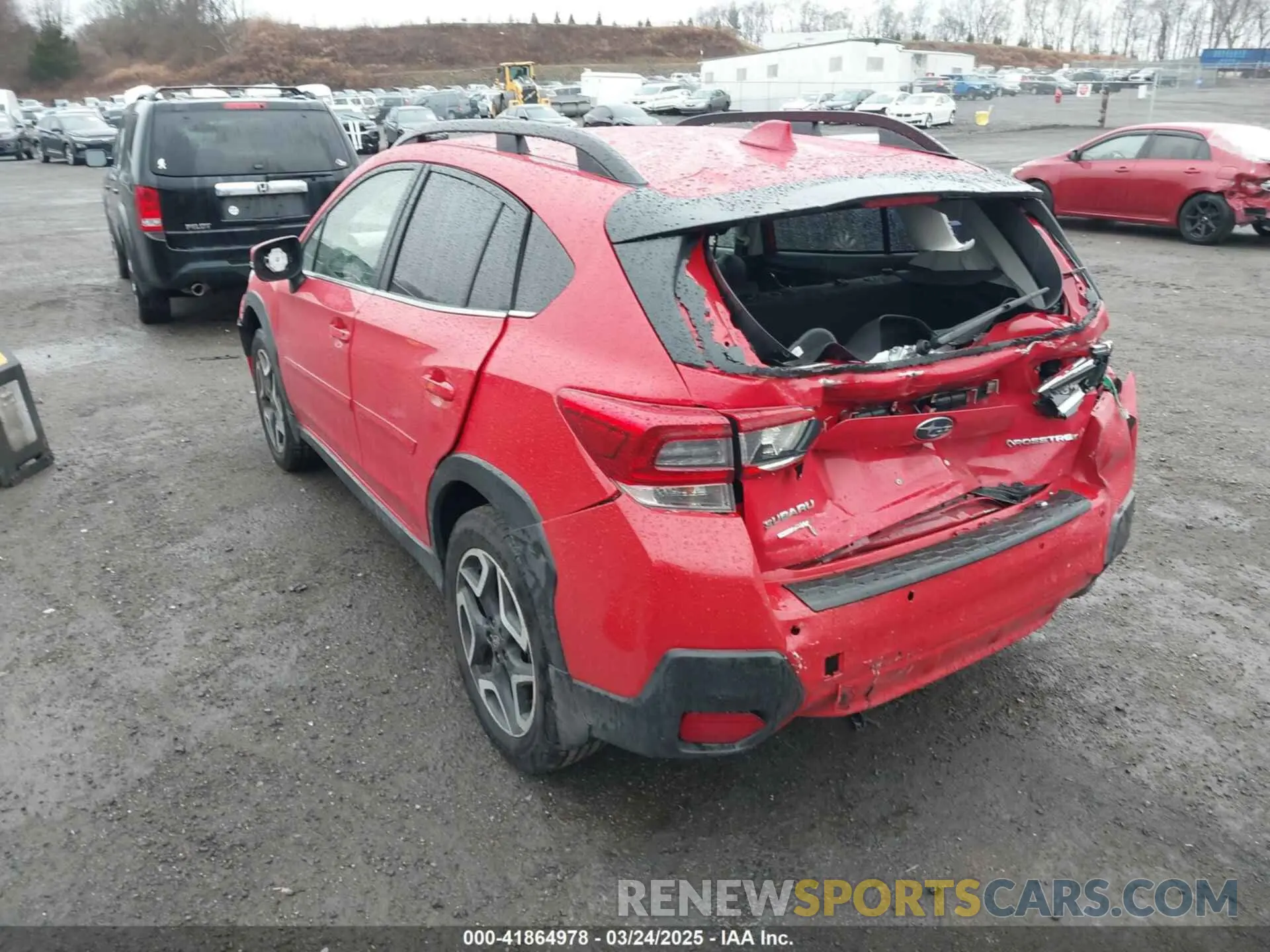 3 fotografías del automóvil dañado JF2GTANC4LH208873 SUBARU CROSSTREK 2020