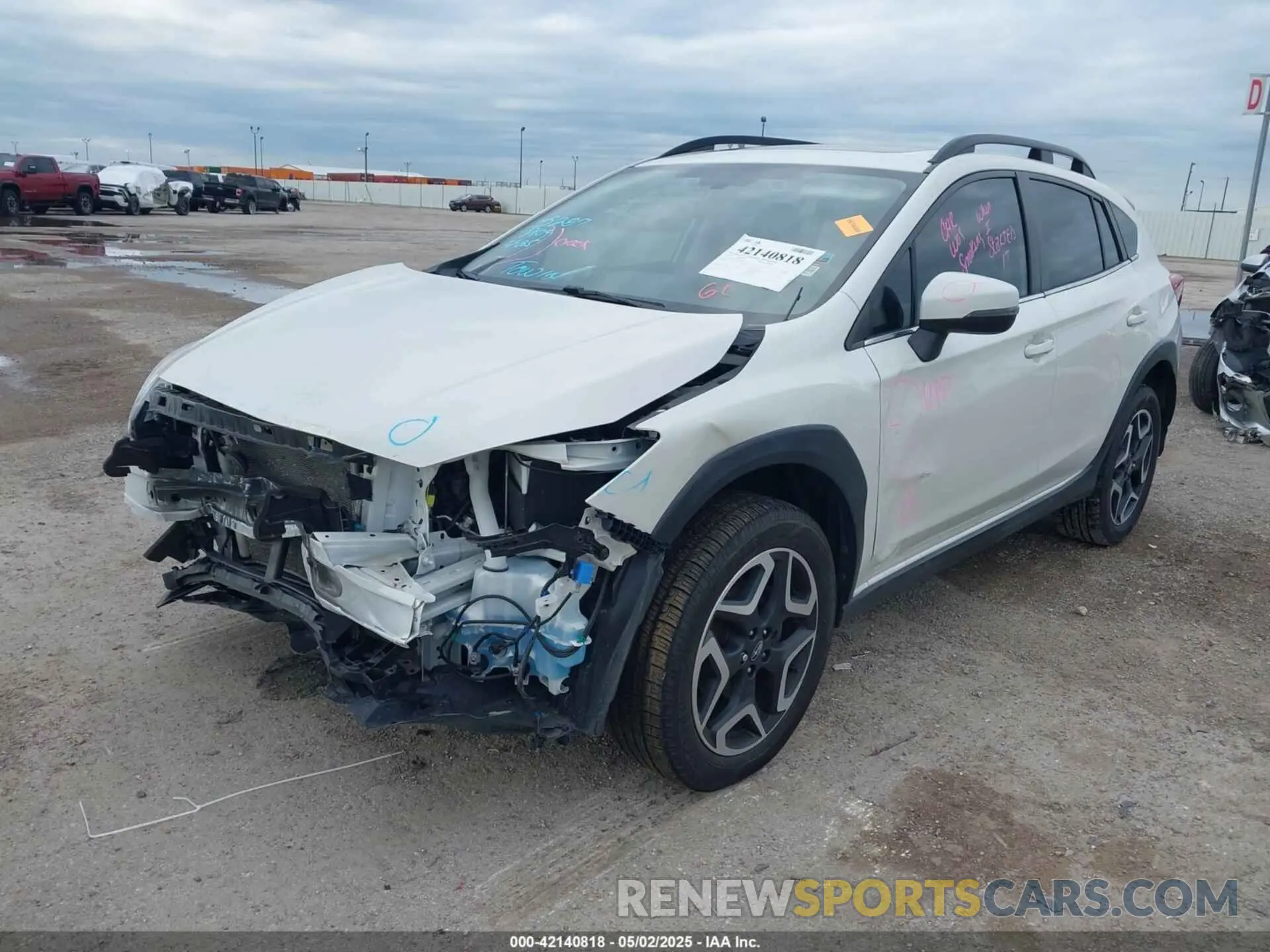 2 fotografías del automóvil dañado JF2GTANC5LH248587 SUBARU CROSSTREK 2020
