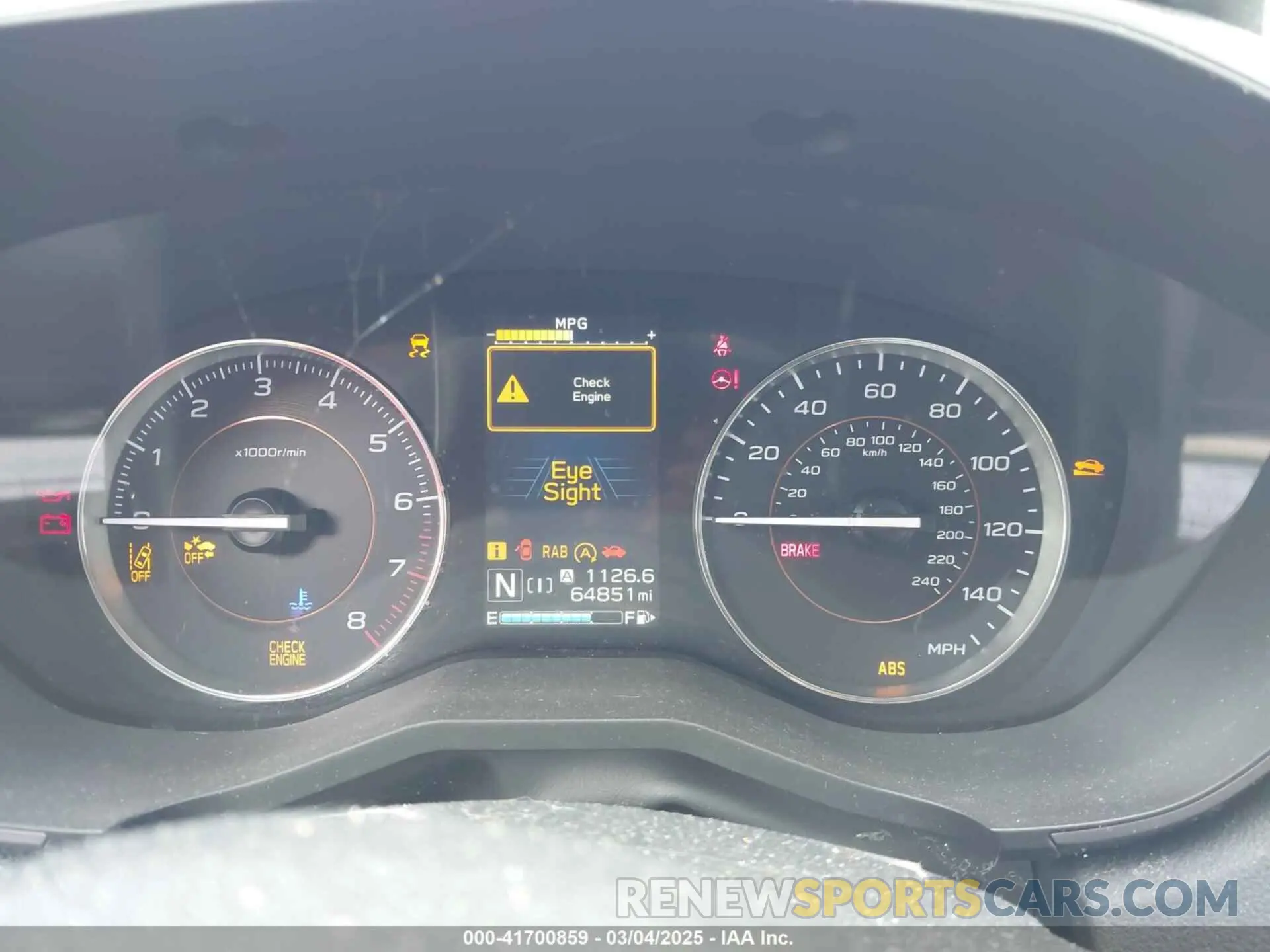 7 fotografías del automóvil dañado JF2GTANC9L8214572 SUBARU CROSSTREK 2020