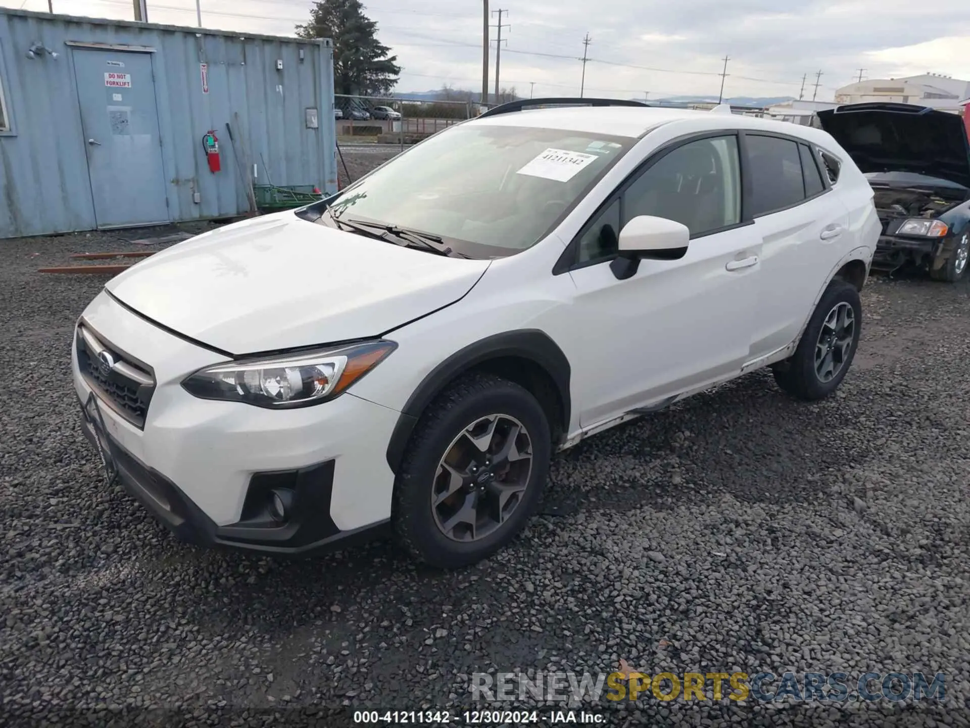 2 fotografías del automóvil dañado JF2GTAPC1L8243478 SUBARU CROSSTREK 2020