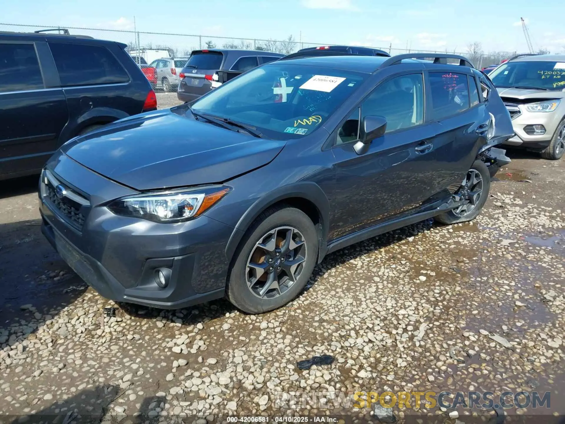 2 fotografías del automóvil dañado JF2GTAPC2L8245241 SUBARU CROSSTREK 2020