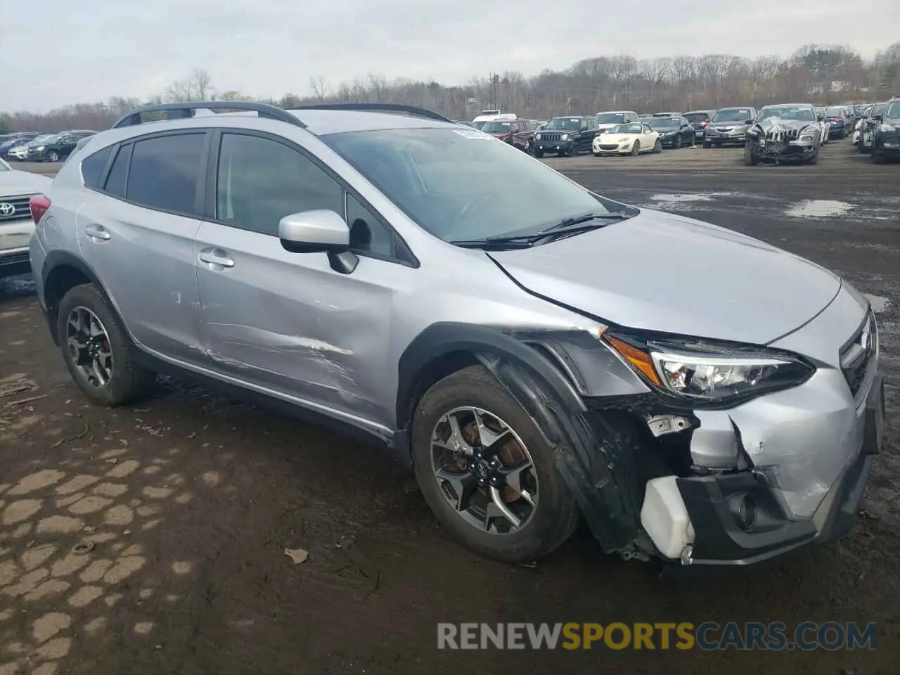 4 fotografías del automóvil dañado JF2GTAPC8L8202006 SUBARU CROSSTREK 2020