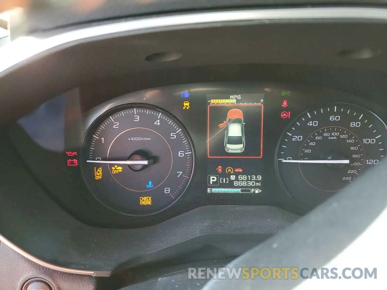 9 fotografías del automóvil dañado JF2GTAPCXL8209734 SUBARU CROSSTREK 2020
