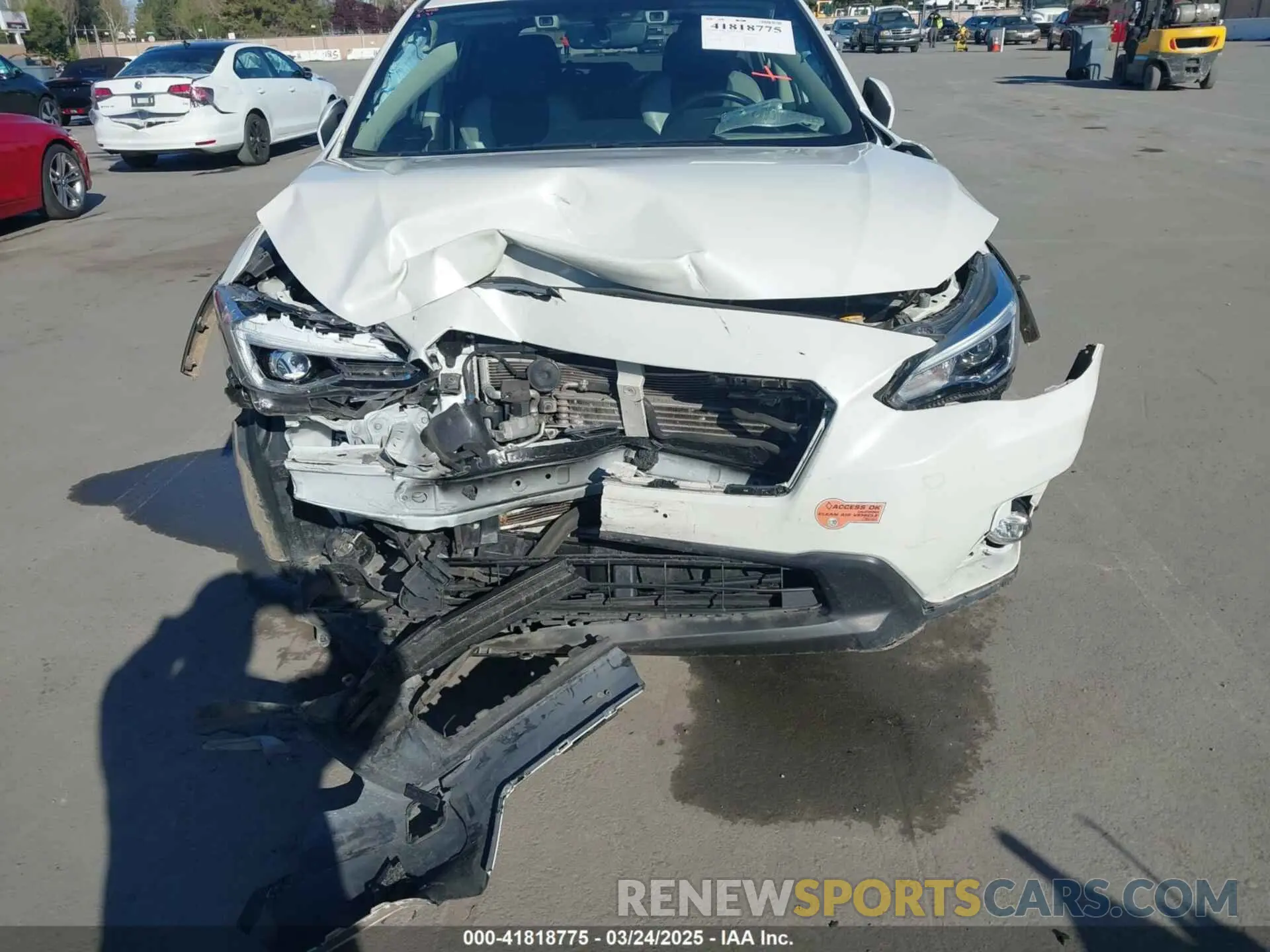 6 fotografías del automóvil dañado JF2GTDEC1LH217905 SUBARU CROSSTREK 2020