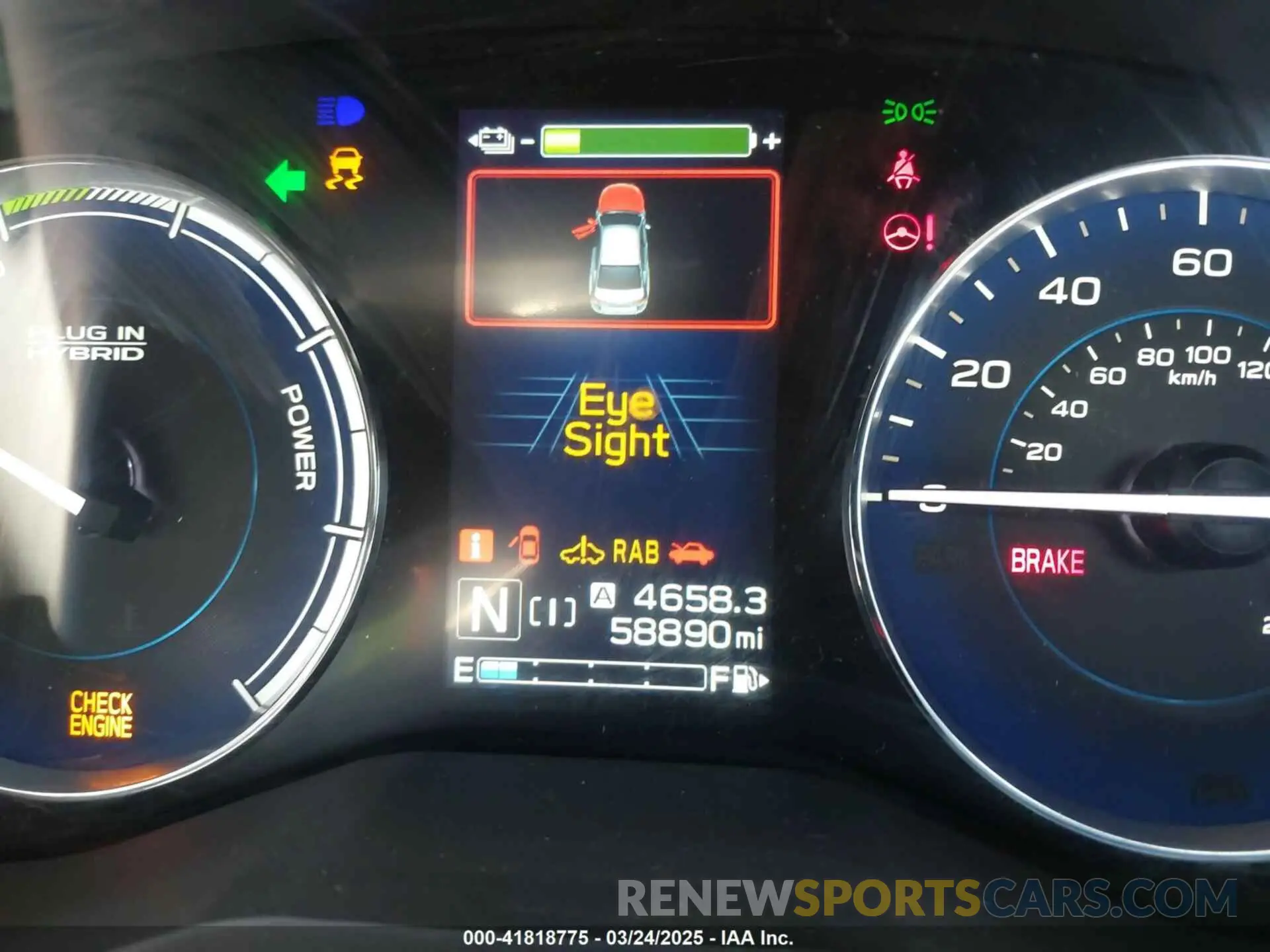 7 fotografías del automóvil dañado JF2GTDEC1LH217905 SUBARU CROSSTREK 2020