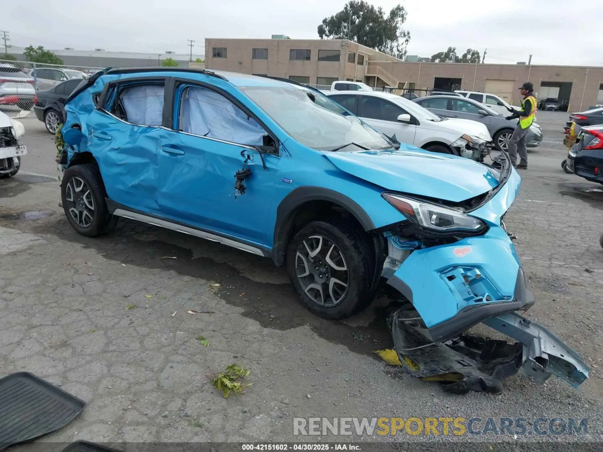 1 fotografías del automóvil dañado JF2GTDNC7LH282371 SUBARU CROSSTREK 2020