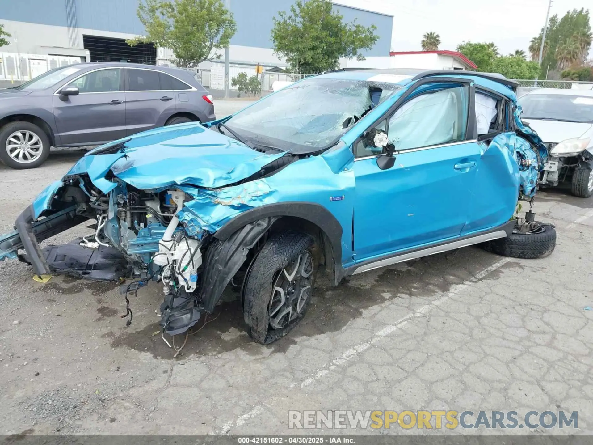 2 fotografías del automóvil dañado JF2GTDNC7LH282371 SUBARU CROSSTREK 2020