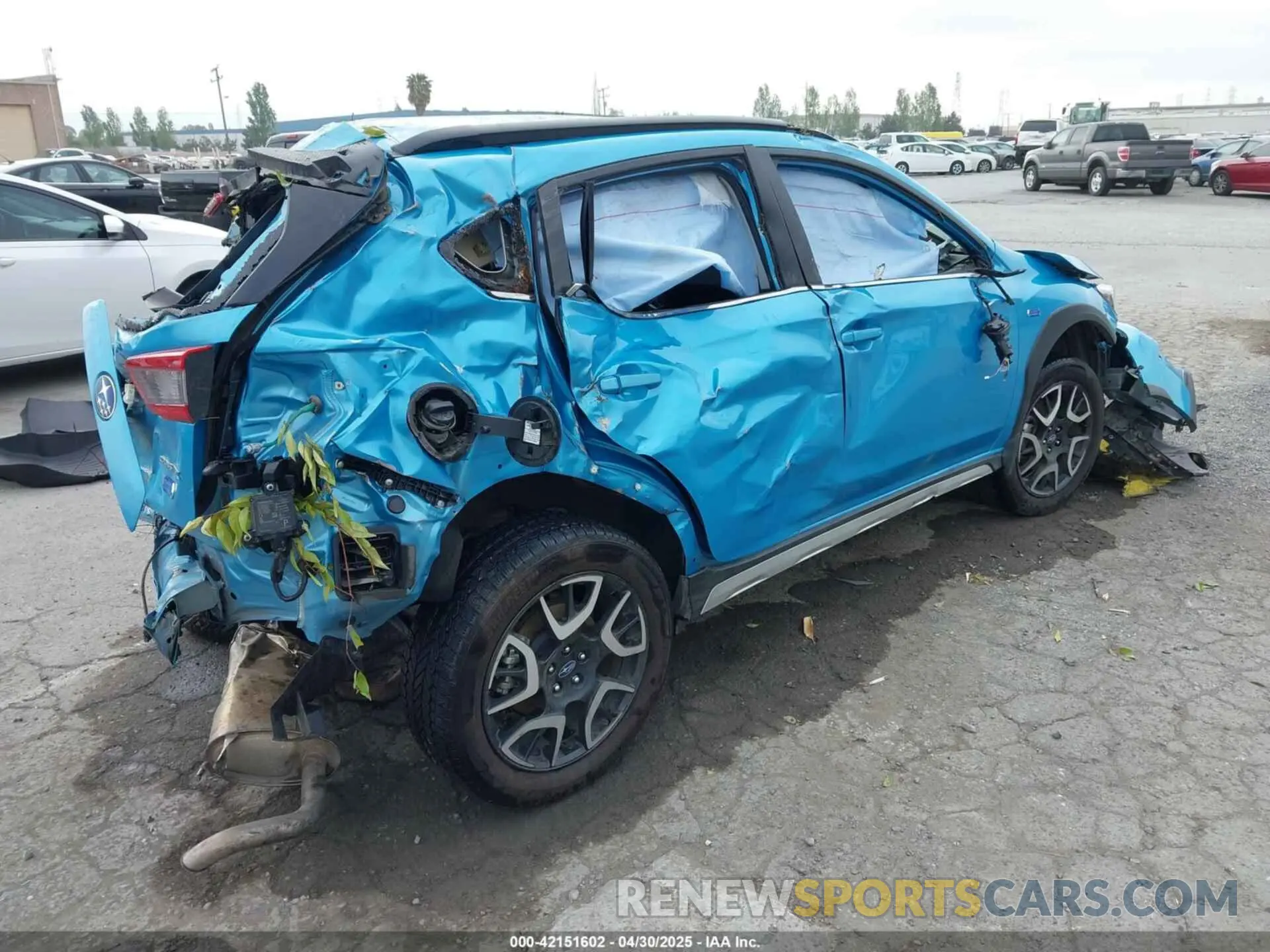 4 fotografías del automóvil dañado JF2GTDNC7LH282371 SUBARU CROSSTREK 2020