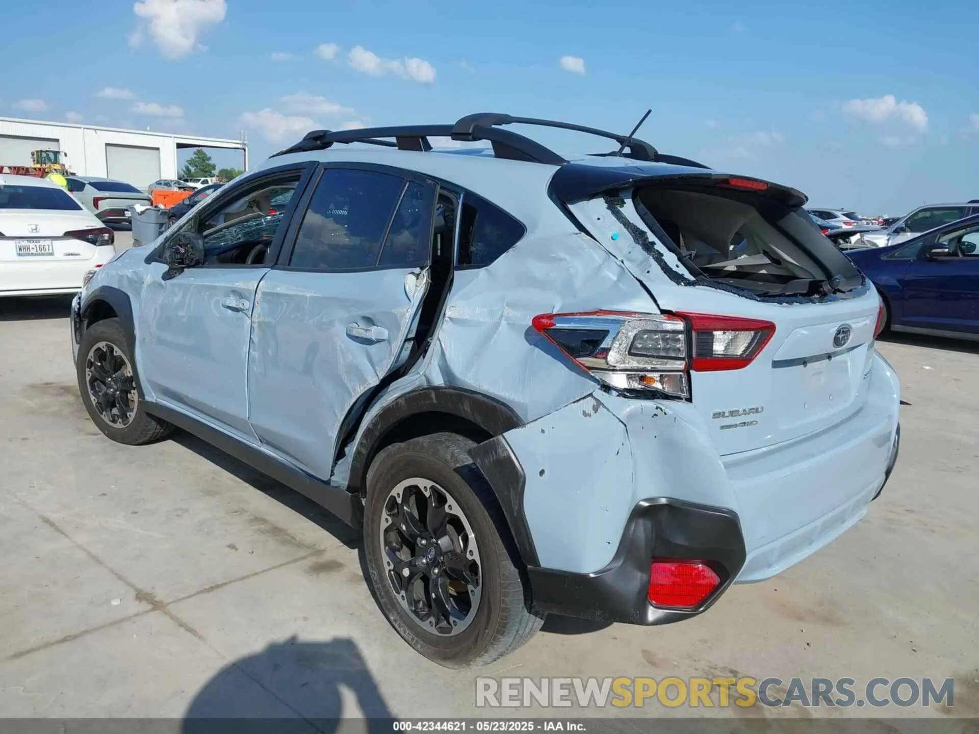 3 fotografías del automóvil dañado JF2GTAAC3M9684887 SUBARU CROSSTREK 2021