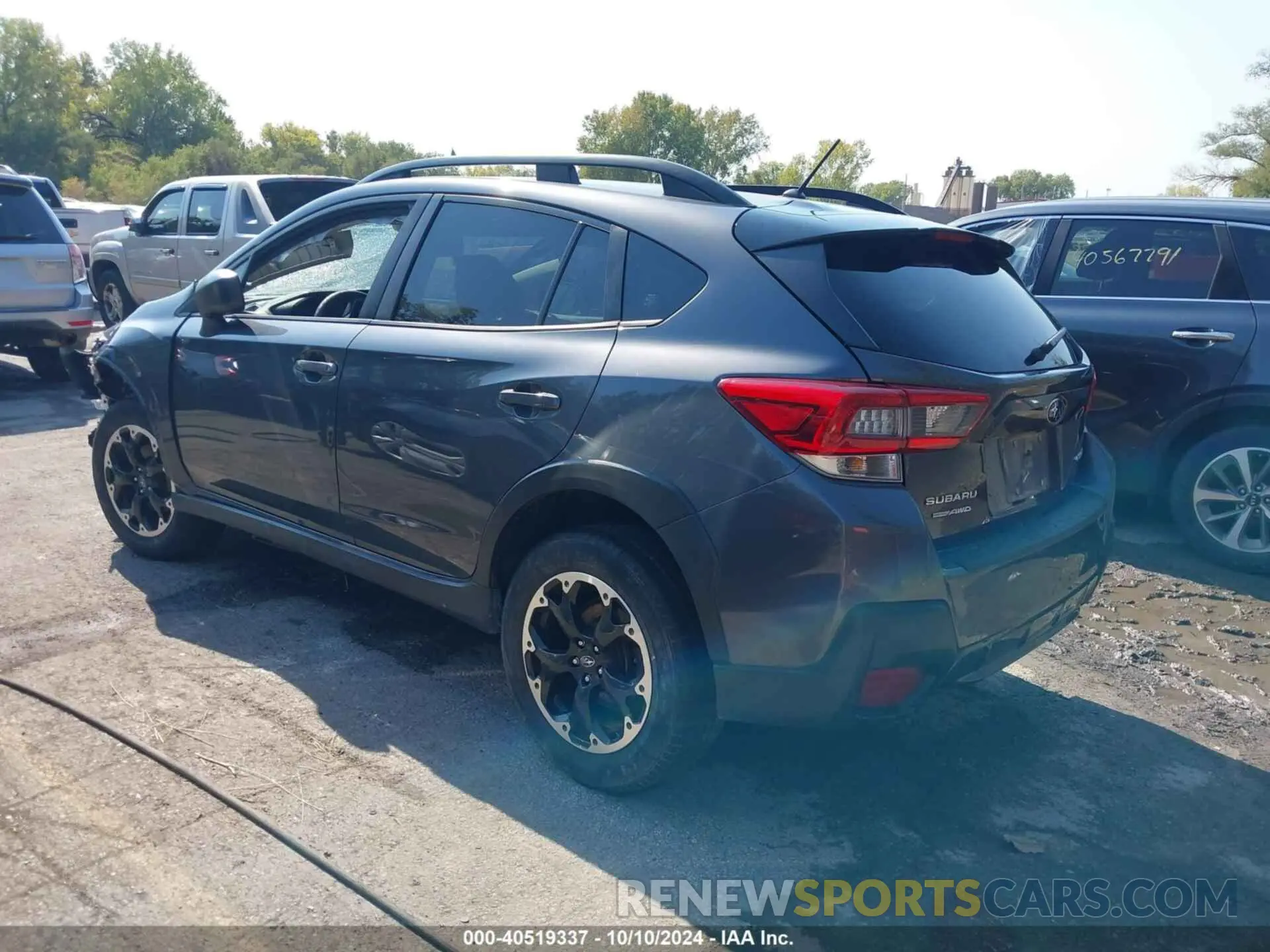 3 fotografías del automóvil dañado JF2GTABC4MH653751 SUBARU CROSSTREK 2021