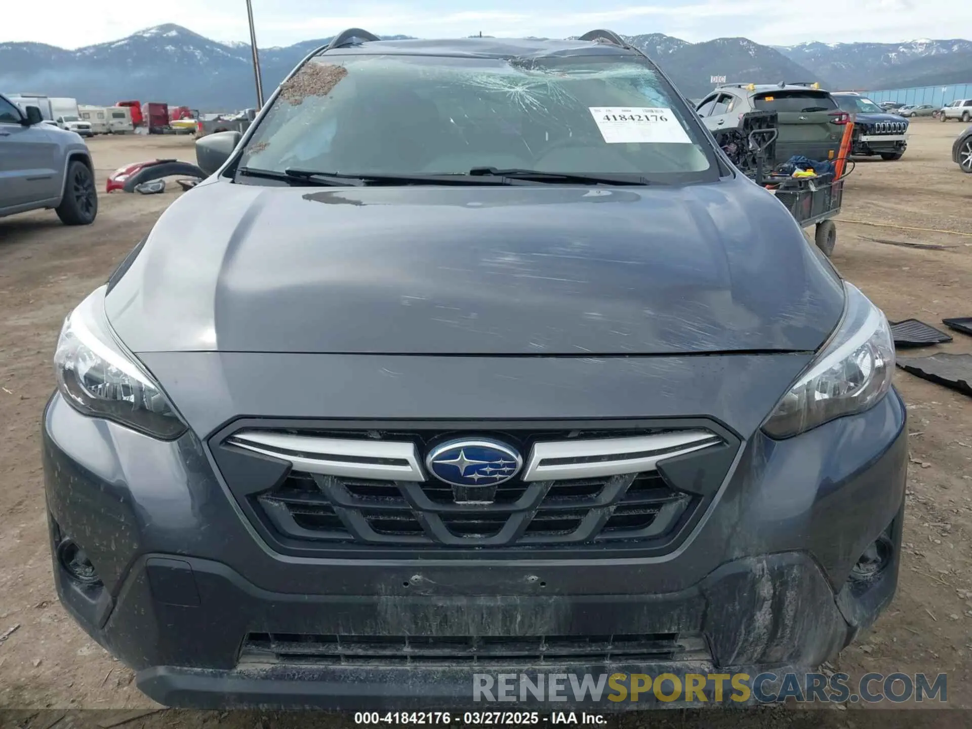 13 fotografías del automóvil dañado JF2GTABC6M8681776 SUBARU CROSSTREK 2021