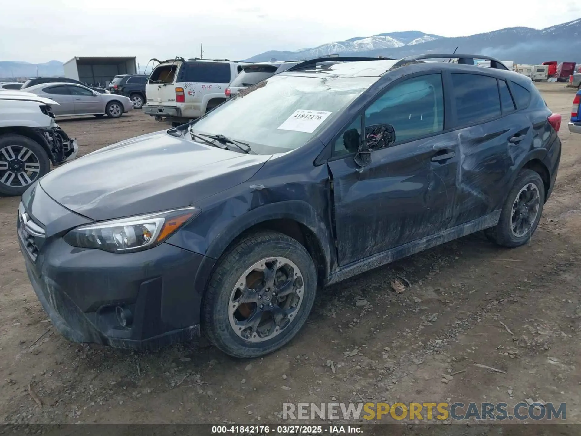 2 fotografías del automóvil dañado JF2GTABC6M8681776 SUBARU CROSSTREK 2021