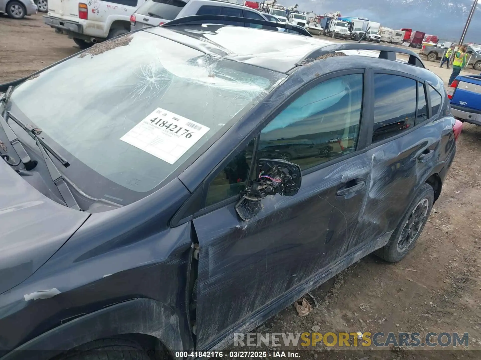 6 fotografías del automóvil dañado JF2GTABC6M8681776 SUBARU CROSSTREK 2021