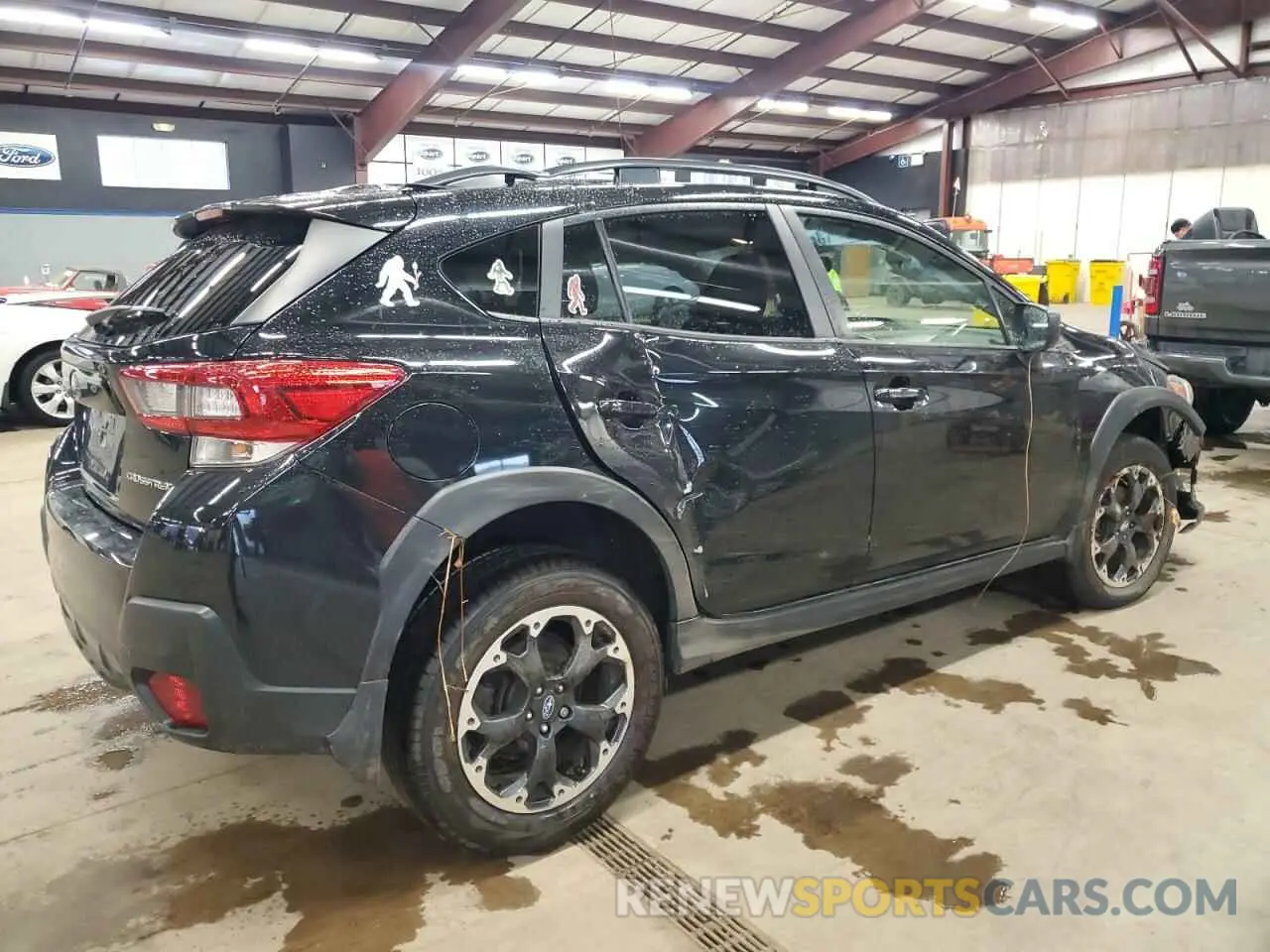 3 fotografías del automóvil dañado JF2GTABCXM8246095 SUBARU CROSSTREK 2021