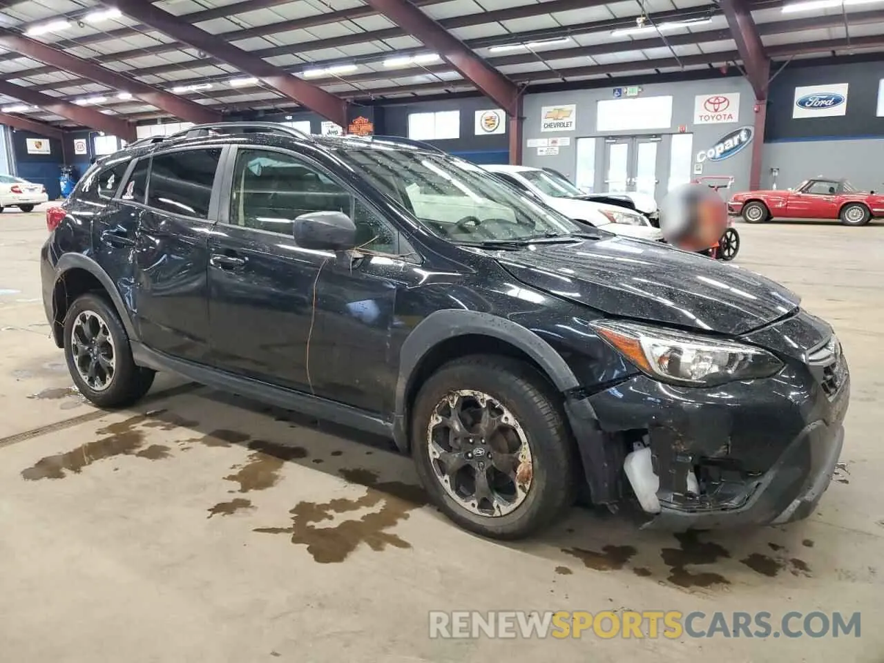 4 fotografías del automóvil dañado JF2GTABCXM8246095 SUBARU CROSSTREK 2021
