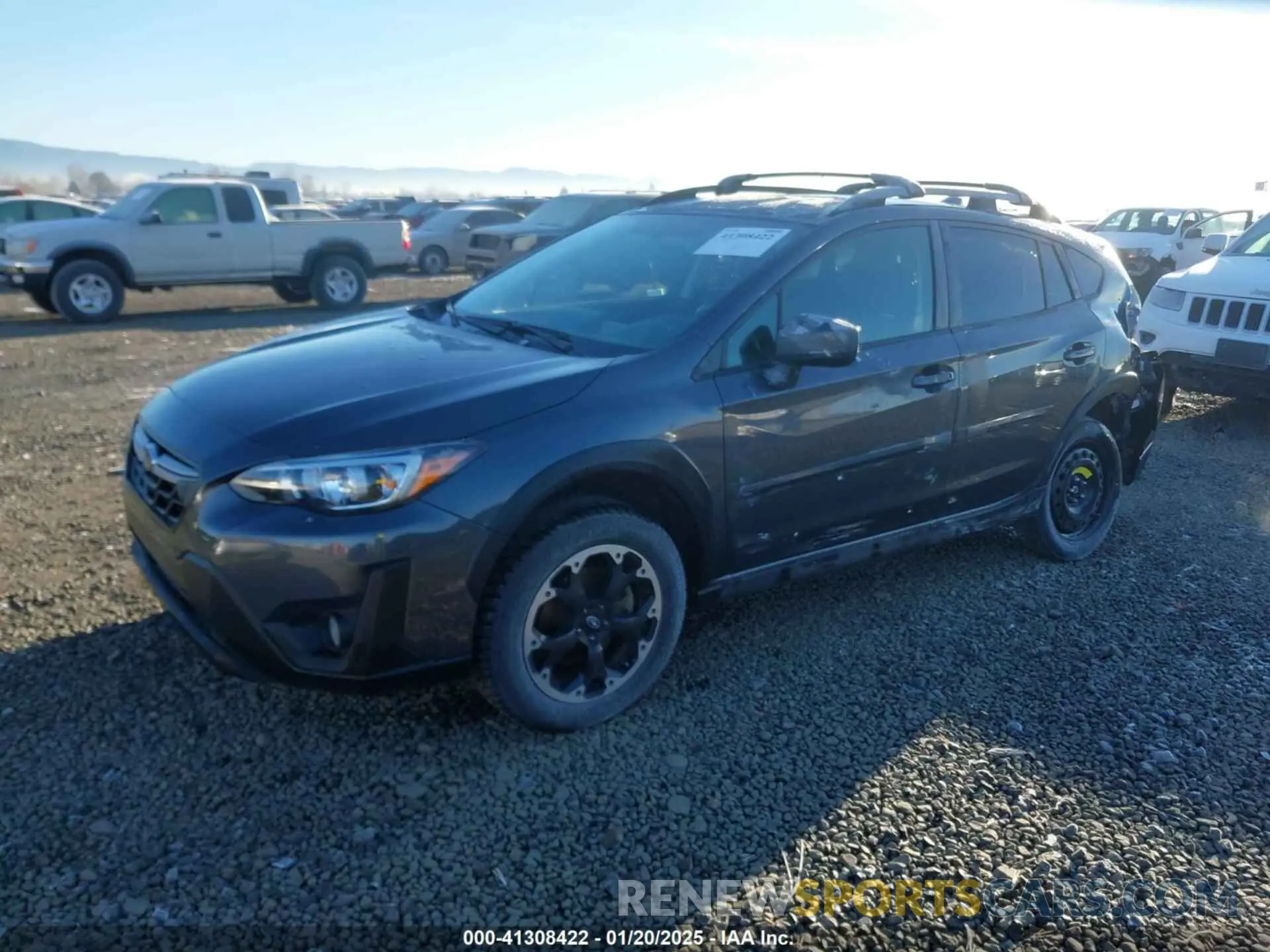 2 fotografías del automóvil dañado JF2GTACC3M9328274 SUBARU CROSSTREK 2021