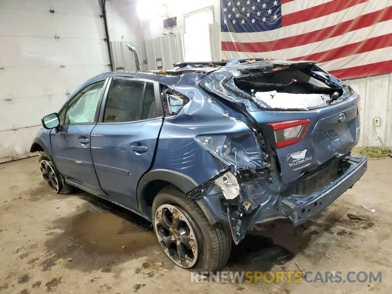 2 fotografías del automóvil dañado JF2GTACC5MG209783 SUBARU CROSSTREK 2021