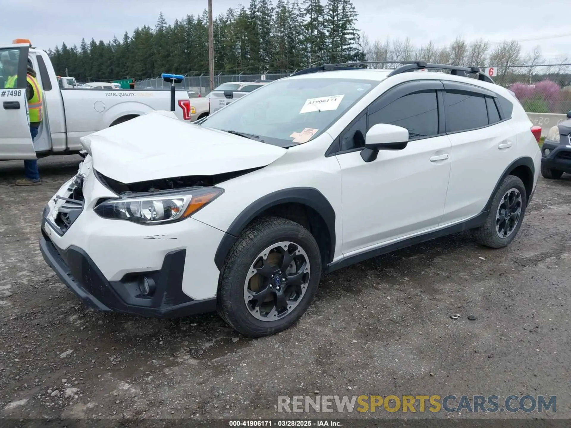 2 fotografías del automóvil dañado JF2GTACC9MG668427 SUBARU CROSSTREK 2021