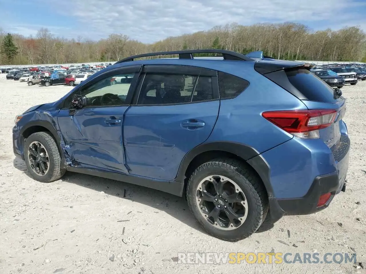 2 fotografías del automóvil dañado JF2GTACC9MG680688 SUBARU CROSSTREK 2021