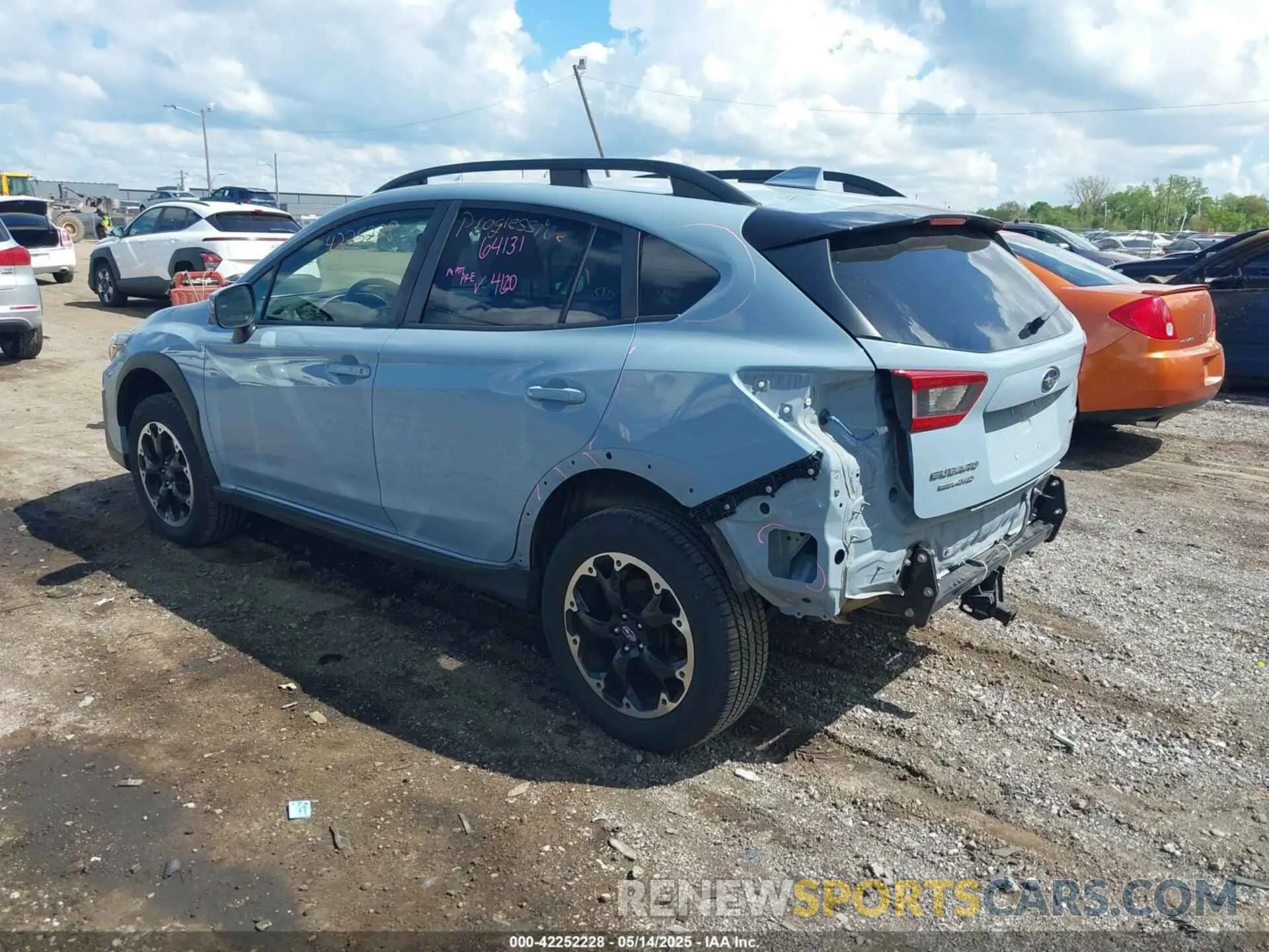 3 fotografías del automóvil dañado JF2GTACCXMG667612 SUBARU CROSSTREK 2021