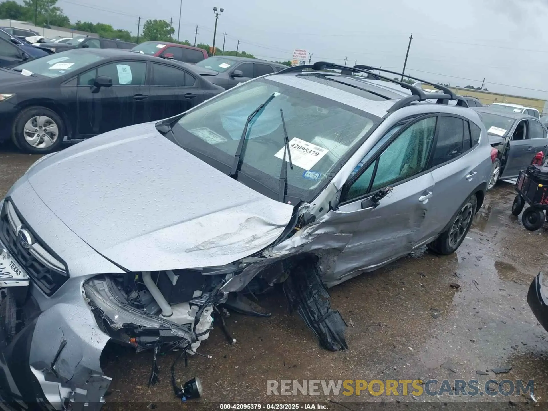 2 fotografías del automóvil dañado JF2GTAEC0M8663169 SUBARU CROSSTREK 2021