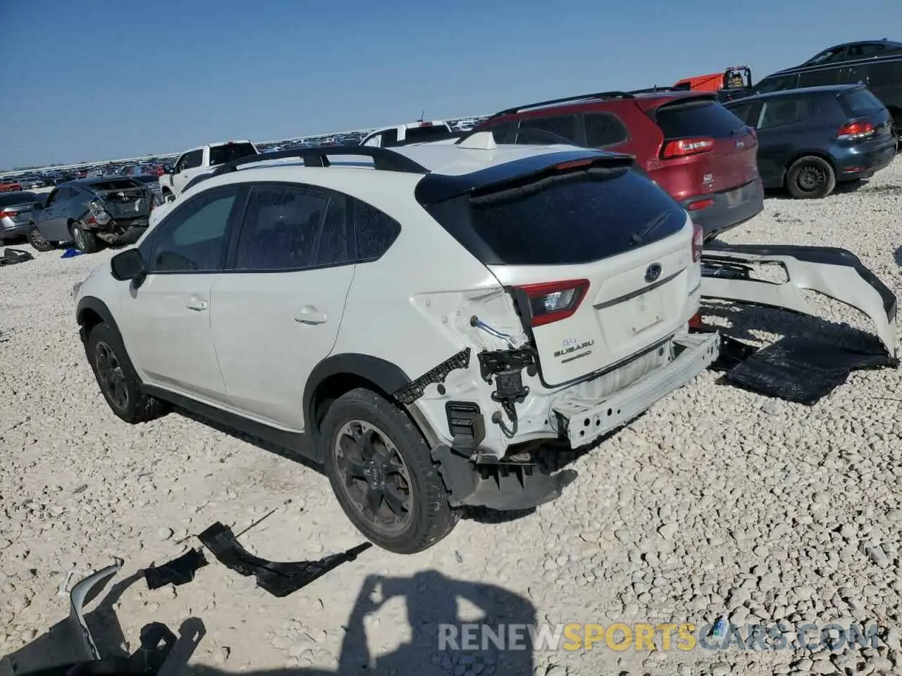 2 fotografías del automóvil dañado JF2GTAEC1MH218598 SUBARU CROSSTREK 2021