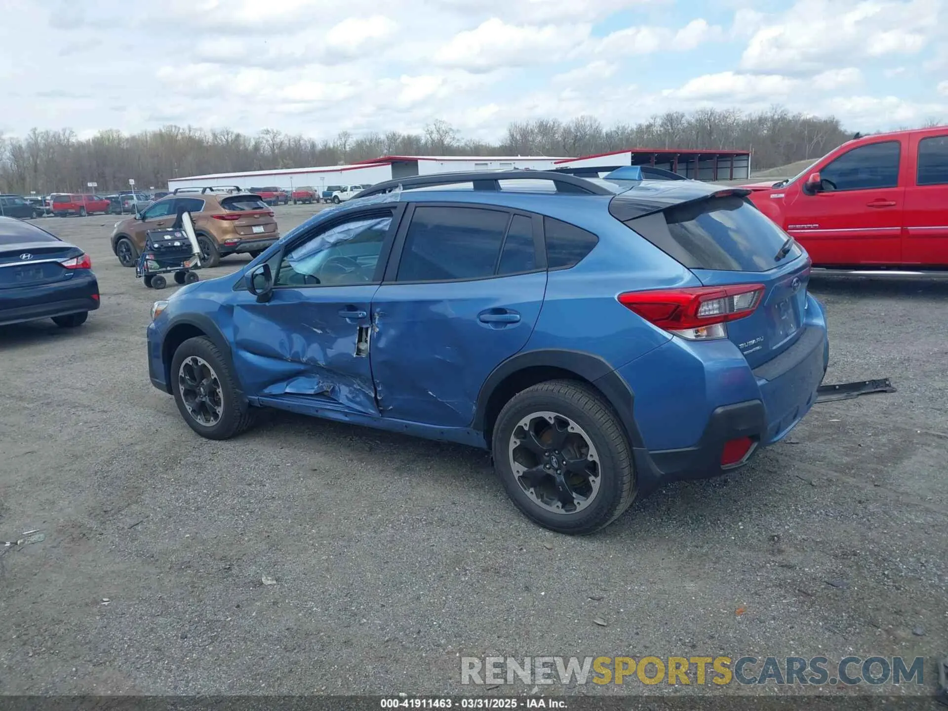 14 fotografías del automóvil dañado JF2GTAEC4MH369712 SUBARU CROSSTREK 2021
