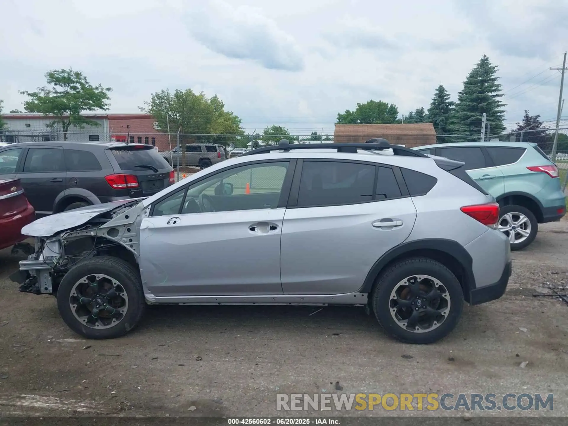 14 fotografías del automóvil dañado JF2GTAEC6M8213820 SUBARU CROSSTREK 2021