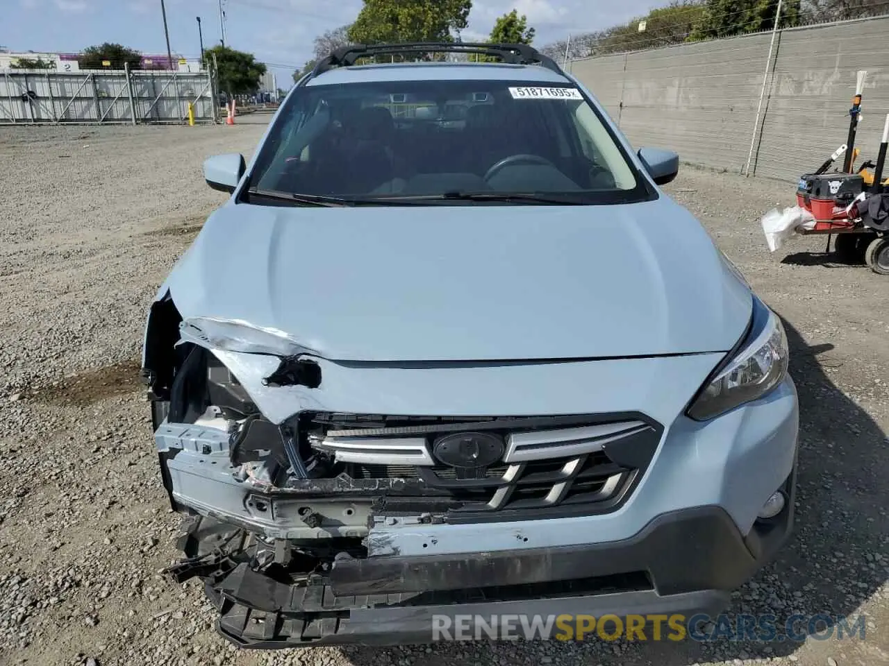 5 fotografías del automóvil dañado JF2GTAEC6MH671387 SUBARU CROSSTREK 2021