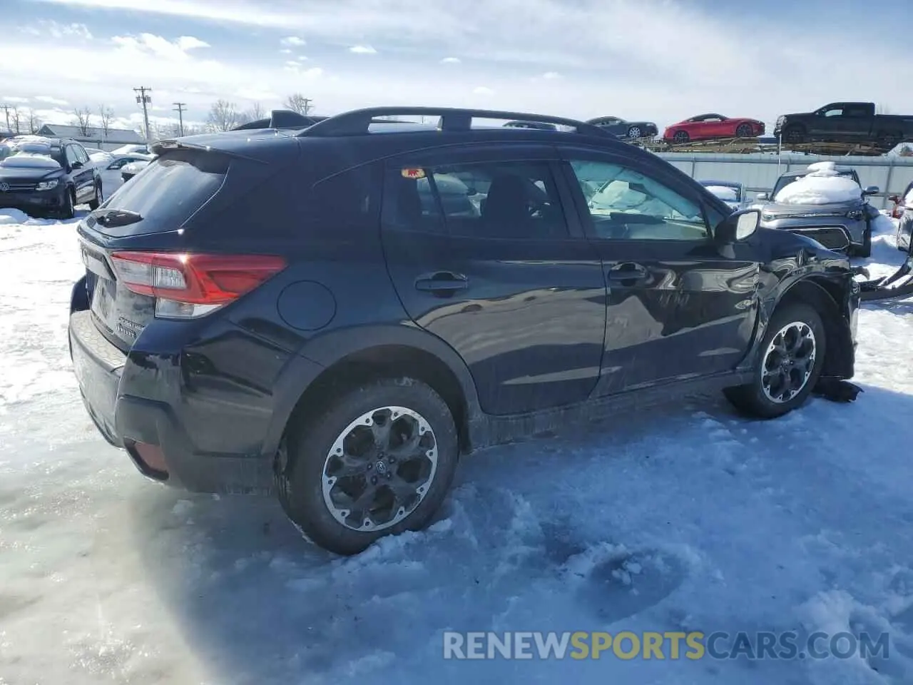 3 fotografías del automóvil dañado JF2GTAEC7M8342584 SUBARU CROSSTREK 2021