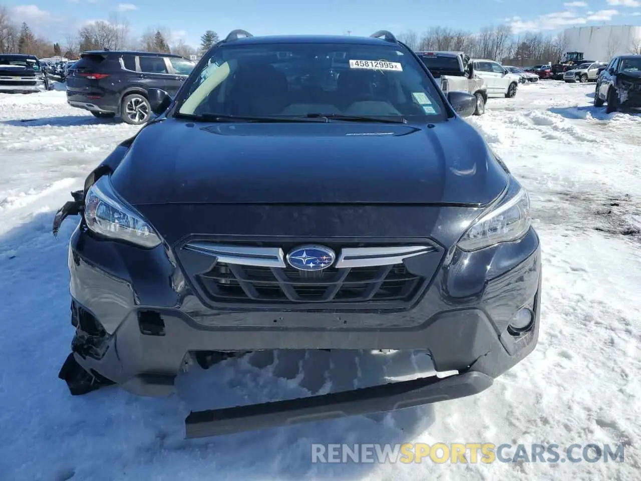 5 fotografías del automóvil dañado JF2GTAEC7M8342584 SUBARU CROSSTREK 2021
