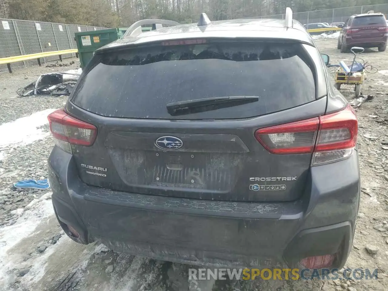 6 fotografías del automóvil dañado JF2GTAEC7M8651410 SUBARU CROSSTREK 2021