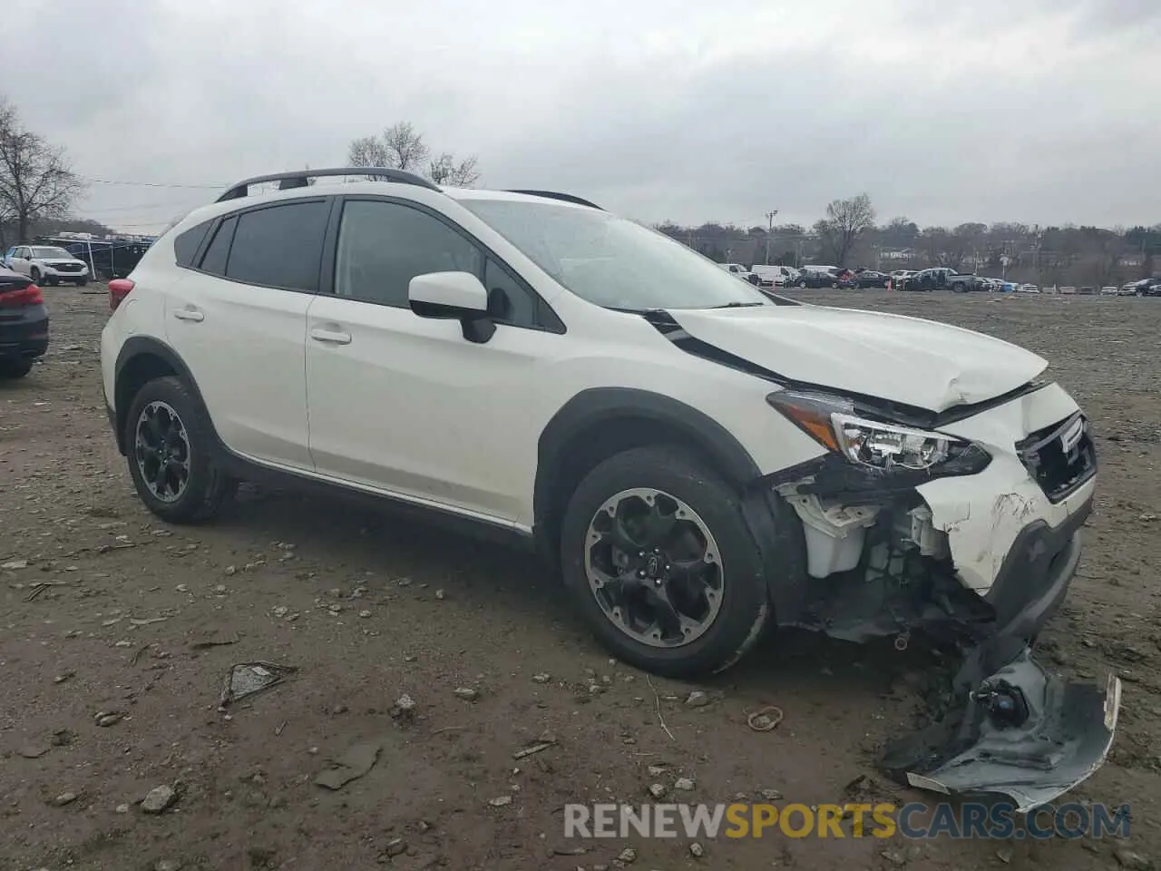 4 fotografías del automóvil dañado JF2GTAEC7M8672953 SUBARU CROSSTREK 2021