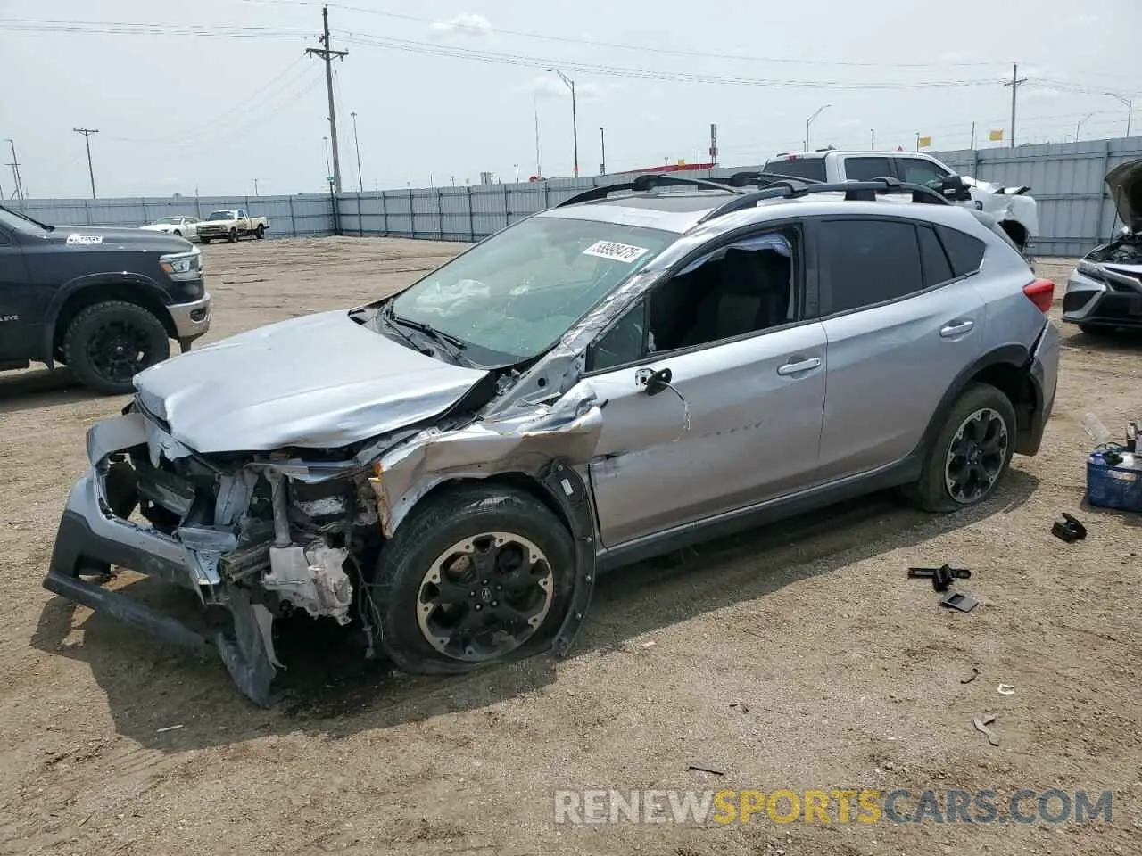 1 fotografías del automóvil dañado JF2GTAEC8M8663162 SUBARU CROSSTREK 2021