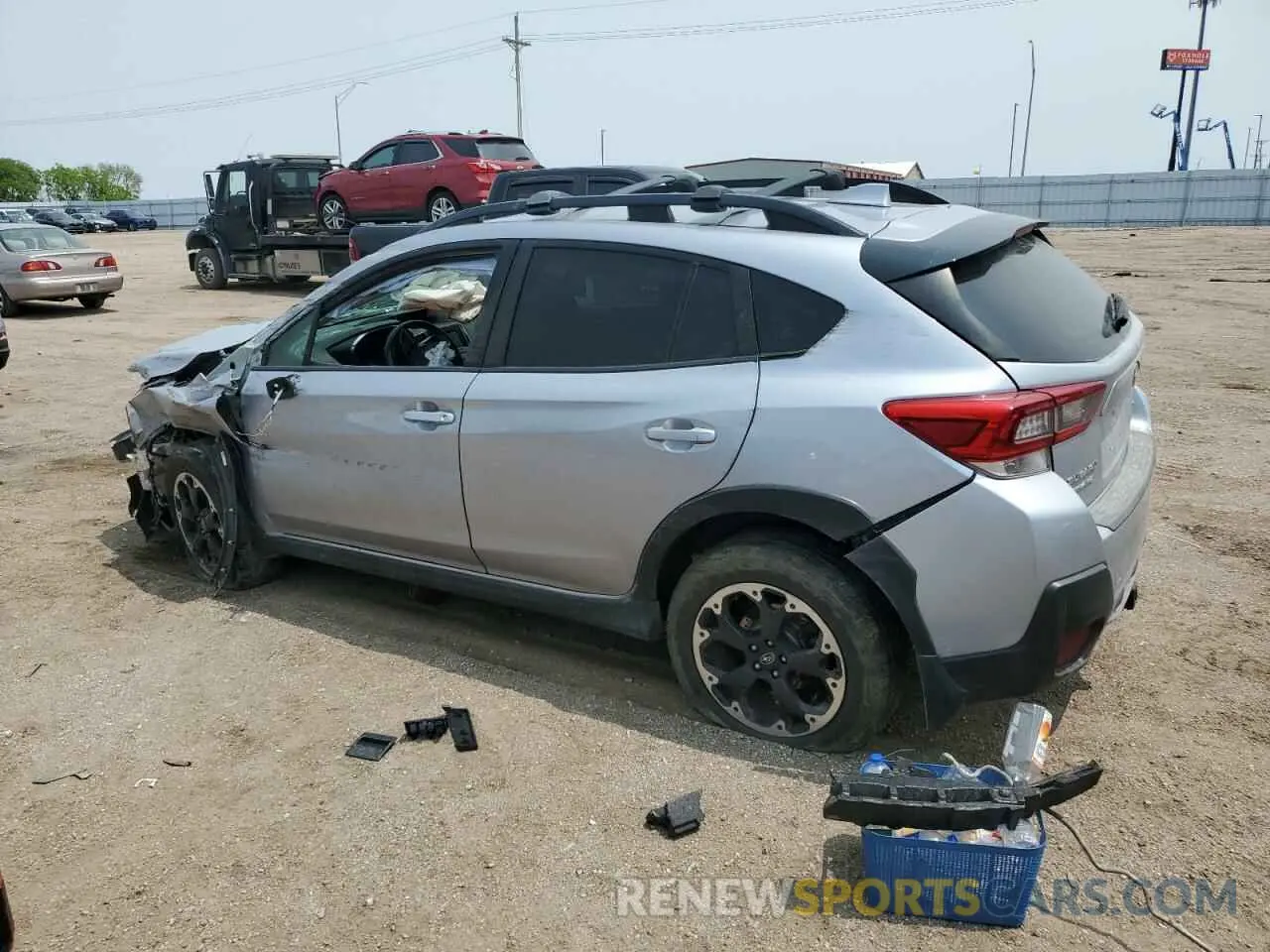 2 fotografías del automóvil dañado JF2GTAEC8M8663162 SUBARU CROSSTREK 2021