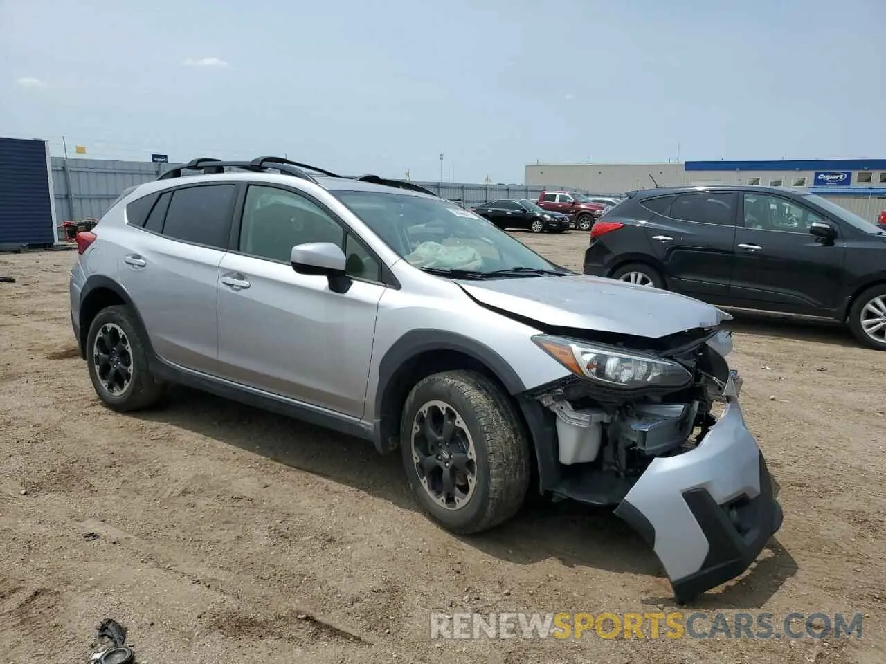 4 fotografías del automóvil dañado JF2GTAEC8M8663162 SUBARU CROSSTREK 2021