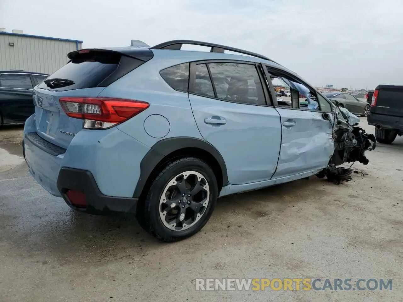 3 fotografías del automóvil dañado JF2GTAEC8MH236113 SUBARU CROSSTREK 2021