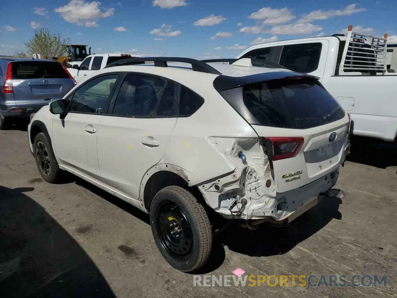 2 fotografías del automóvil dañado JF2GTAEC9M8234337 SUBARU CROSSTREK 2021