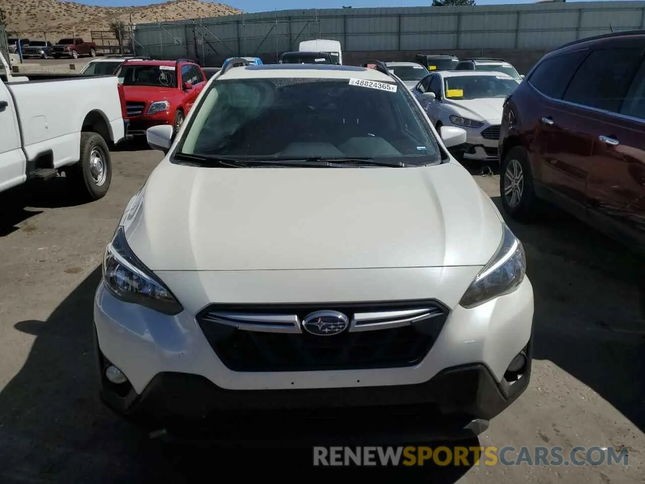 5 fotografías del automóvil dañado JF2GTAEC9M8234337 SUBARU CROSSTREK 2021